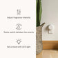 Pura - Smart Home Fragrance Device Starter Set - Pura 4 - Scent Diffuser for Home - Includes Fragrance Aroma Diffuser - Square Box, Winter Noir and Cranberry Fizz Scent Refills