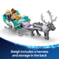 LEGO Disney Frozen Anna's Sleigh Adventure Building Toy Set - Frozen Toy for Toddlers with 2 Disney Princess Minidolls - Learning and Educational Set for Girls & Boys, Ages 4+ - 43256