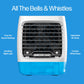 Arctic Air Chill Zone Evaporative Cooler with Hydro-Chill Technology, Portable Fan with 4 Adjustable Speeds, 8-Hour Cooling, Fan for Bedroom, Living Room, Basement, Office & More