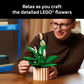 LEGO Botanicals Peace Lily Flower Building Set for Adults - Gifts for Birthdays - DIY Bedroom, Book Shelf & Office Decor for Women & Men, Ages 18+ - Artificial Flowers Crafting Kit - 11504