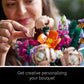 LEGO Icons Flower Bouquet Building Set - Artificial Flowers for Decoration for Home and Display, Ages 18+ - Small Fake Flowers for Table, Desk, Office - Gift for Graduation - 10280