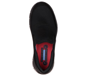 Skechers Men's Flex Advantage Slip Resistant Sr Mcallen Slip on Work Shoe, Black, 11.5