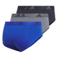 Performance Stretch Cotton Brief Underwear (3-Pack) Designed for Active Comfort and All Day wear.