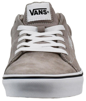 Vans Men's Seldan Sneaker, Suede Atmosphere/White, 9 M US