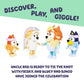 Bluey Wedding Figures Pack of 4, Articulated Character Toys with Uncle Rad, Frisky, and Flower Bingo Figurines, Action Figures for Kids Ages 3+