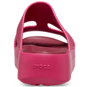 Crocs Women's Getaway Platform H-Strap Sandals, Wedge Sandals for Women, Dragon Fruit, 8
