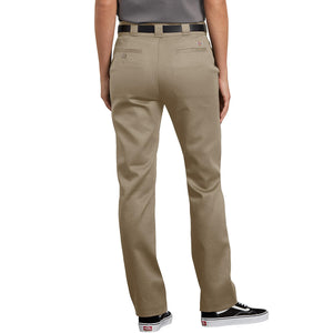Dickies Women's Flex Slim Fit Work Pants Pants, -desert sand, 2