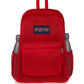 JanSport Eco Mesh Backpack, Red Tape, 17” x 12.5” x 6” - Large Semi-Transparent Bag for Adults with Laptop Sleeve, Padded Back Panel, Red Tape