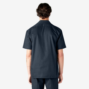 Dickies Men's Short-Sleeve Work Shirt, Dark Navy, Small