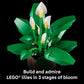 LEGO Botanicals Peace Lily Flower Building Set for Adults - Gifts for Birthdays - DIY Bedroom, Book Shelf & Office Decor for Women & Men, Ages 18+ - Artificial Flowers Crafting Kit - 11504