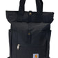 Carhartt Convertible Backpack Tote, Durable Tote Bag with Adjustable Backpack Straps and Laptop Sleeve, Black