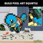 MEGA Pokémon Action Figure Building Set, Squirtle Pixel, Retro Squirtle, 367 Pieces, Table or Wall, Collector Building Show, HTH77