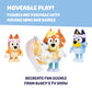 Bluey Wedding Figures Pack of 4, Articulated Character Toys with Uncle Rad, Frisky, and Flower Bingo Figurines, Action Figures for Kids Ages 3+