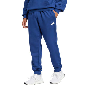 Adidas Mens Essentials Feel Cozy Fleece Sportswear Pants, Dark Blue/White, XX-Large