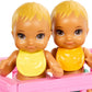 Barbie Skipper Doll & Nursery Playset with Accessories, Includes Twin Baby Dolls, 1 Crib, 1 Swing, 1 See-Saw & More