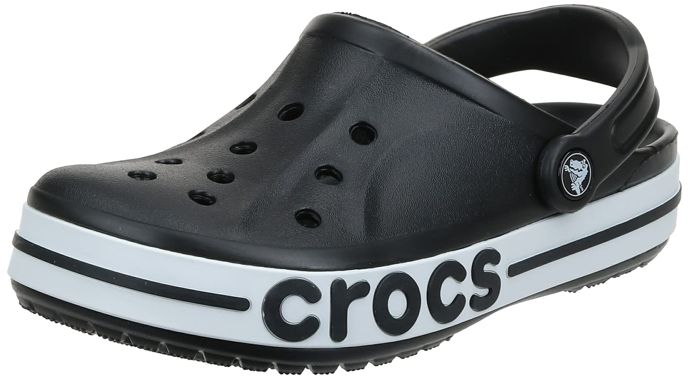 Crocs Bayaband Clog Black/White Men's 11, Women's 13 Medium