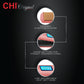 CHI Original Flat Iron Hair Straightener, Ceramic Floating Plates for Smooth Finish, Quick Heat Up Styling Tool, Adjustable Heat Settings, 1.25", Prosecco Please