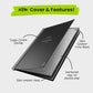 Rocketbook Core Smart Spiral Notebook, Dot-Grid and Lined Pages, 36 Pages, 6"x8.8", Black
