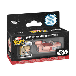 Funko Bitty Pop! Ride: Star Wars - Luke Skywalker and Speeder - Collectable Vinyl Figure - Gift Idea - Official Merchandise - Toys for Kids & Adults - Star Wars Fans - Model Figure for Collectors