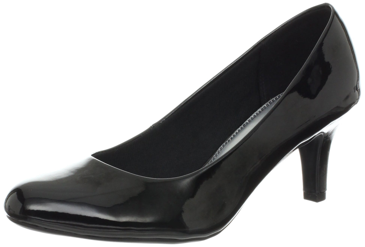 LifeStride Womens Parigi Pumps Black Patent 11 M