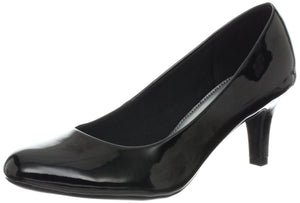 LifeStride Womens Parigi Pumps Black Patent 11 M