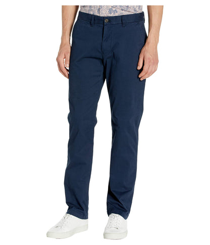 Tommy Hilfiger Men's Chino Pants Custom Fit, Navy Blazer 32x40