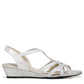 LifeStride Womens Yaya Shoes Silver Gore/Synthetic 9 M