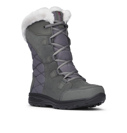 Columbia Womens Ice Maiden II, Shale/Dark Raspberry, 9