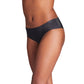 Under Armour Women's 3-pack Pure Stretch No Show Hipster Underwear, All-day Comfort Fit & Ultra-soft, Black Solid, X-Small