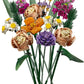 LEGO Icons Flower Bouquet Building Set - Artificial Flowers for Decoration for Home and Display, Ages 18+ - Small Fake Flowers for Table, Desk, Office - Gift for Graduation - 10280