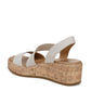 LifeStride Womens Odette Sandal Bone 9.5 M