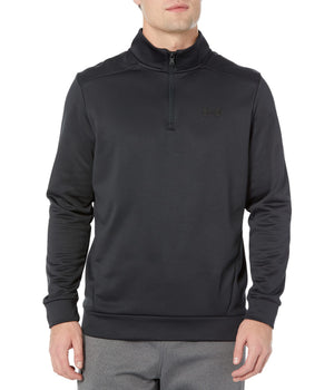 Under Armour Men's ArmourFleece 1/4 Zip, (001) Black / / Black, Small
