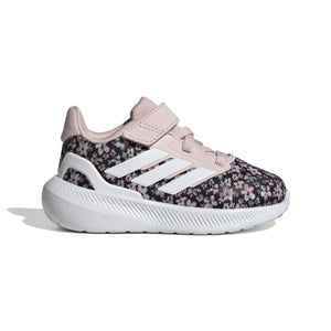 adidas Baby Run Falcon 5 Sneaker, Sandy Pink/White/Black, 5 US Unisex Infant