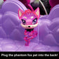 Monster High Toy Car, Ghoul Mobile with Pet and Cooler Accessories, Purple Convertible with Spiderweb Details