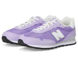New Balance 515 V1 Lace-Up Sneaker, Lilac Glo/Violet Crush, 13 Wide US Unisex Little_Kid