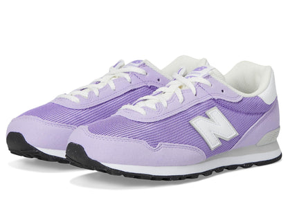 New Balance 515 V1 Lace-Up Sneaker, Lilac Glo/Violet Crush, 13 Wide US Unisex Little_Kid