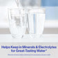 Brita Small 6 Cup Denali Water Filter Pitcher with 1 Brita Standard Filter, Made Without BPA, Transparent Teal