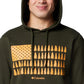 Columbia Men's Trek Graphic Hoodie, Greenscape/Treestripe Flag, XX-Large