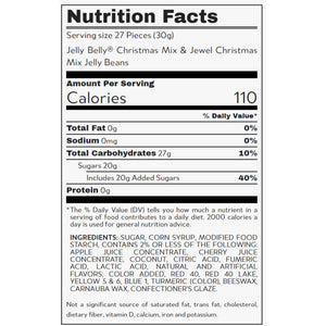 Needzo Christmas Mix 2025 Individual Packets of Jelly Beans, Very Cherry, Green Apple, and Coconut Flavored Candies, Stocking Stuffers, Pack of 6