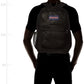 JanSport Eco Mesh Backpack, Red Tape, 17” x 12.5” x 6” - Large Semi-Transparent Bag for Adults with Laptop Sleeve, Padded Back Panel, Black