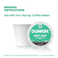 Dunkin’ Mint Chip Artificially Flavored Coffee, Keurig K-Cup Pods, 10 Count Box (Pack of 6)