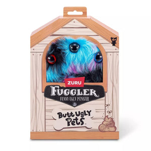 ZURU Fuggler Funny Ugly Monster Plush Toy - 9 in Butt Ugly Pets (Reek-O - Black Cat)
