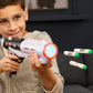 NERF GlowStrike Star Wars Stormtrooper Triple Strike Blaster, Lights & Sounds, 3 Glow-in-The-Dark Official Nerf Darts, Toys for Boys & Girls Ages 8+