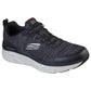 Skechers Men's D'lux Walker Pensive Oxford, Black/White, 13 4E US