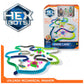 HEX Bots Nano Land, Sensory Toys for Kids & Cats with Over 40 Pieces & 3 Nano Bots, Toy Playsets & Mini Robot Toy for Kids Ages 3 & Up, Batteries Included