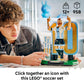 LEGO Editions Lionel Messi – Soccer Legend - Building Set for Boys & Girls, Ages 12+ - Collectible Soccer Gift with Plaque - Kids Bedroom or Shelf Decor - 43015