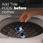 Tide PODS laundry detergent pacs, 3-in-1 Stain Remover, Odor Fighter, Color Protector, 112 Count, HE compatible, Clean Breeze Scent