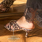 LifeStride Womens Nori Heeled Sandal Silver Faux Leather 7 M