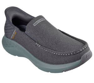 Skechers Men's Parson-Ralven 204804 Moc Toe Slip-Ins, Grey, 12