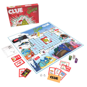CLUE: The Grinch, Classic Mystery Board Game, Solve The Holiday Theft in Whoville with Cindy-Lou & More, Discover Who, Where, and What was Taken, Officially Licensed Dr. Seuss Merchandise